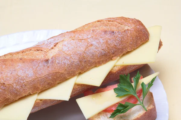 Bocadillo de queso — Fotografia de Stock