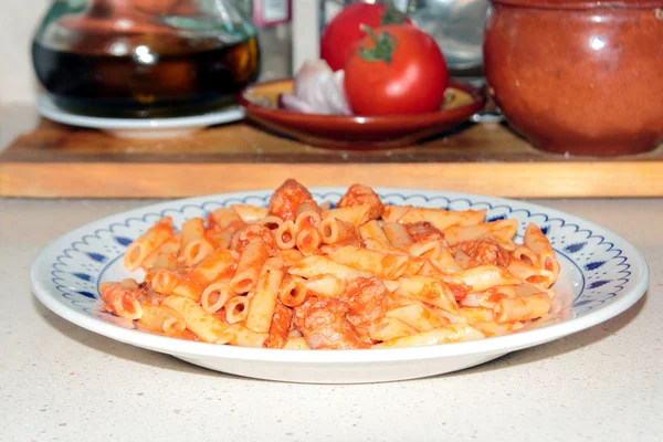 Plato de macarrones