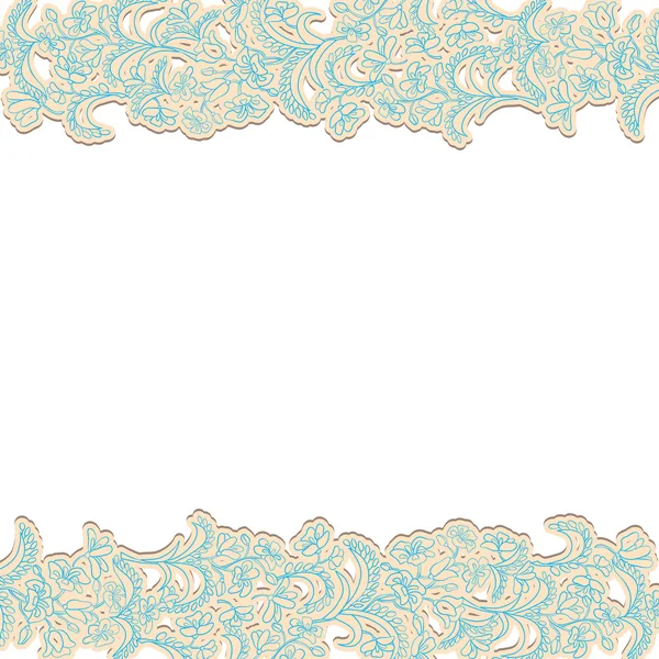 Achtergrond met florale ornament — Stockvector