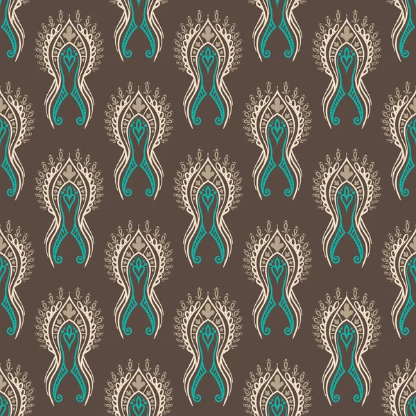 Élégant motif floral sans couture — Image vectorielle