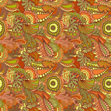 Dikişsiz bahar parlak desen