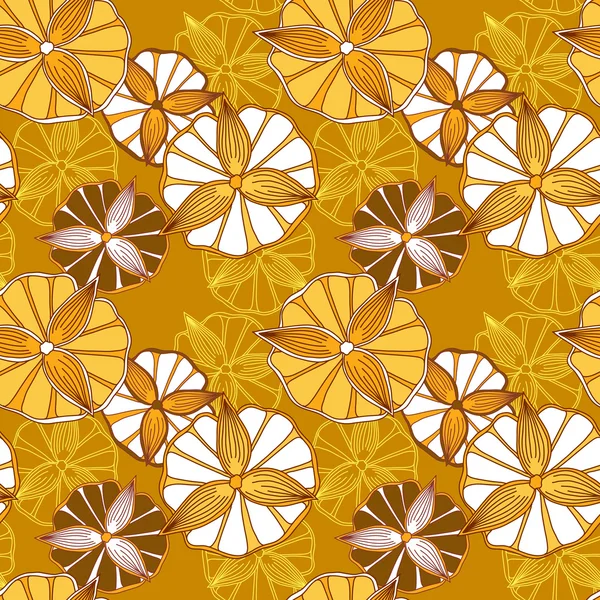 Seamless spring pattern with flowers — Stock Photo, Image