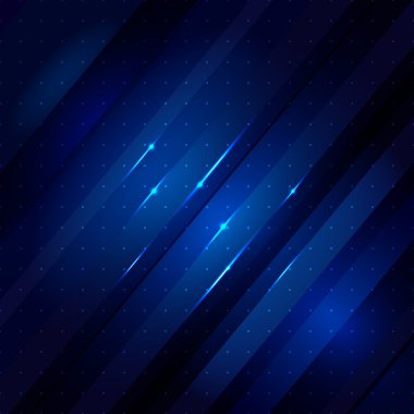 mavi soyut çizgilerle iş geçmişi