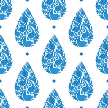 sorunsuz geçmiş ile waterdrops