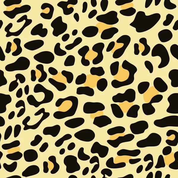 Piel de leopardo sin costuras — Vector de stock