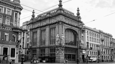 St. Petersburg, insanların ve şehrin hayatı. Rusya.