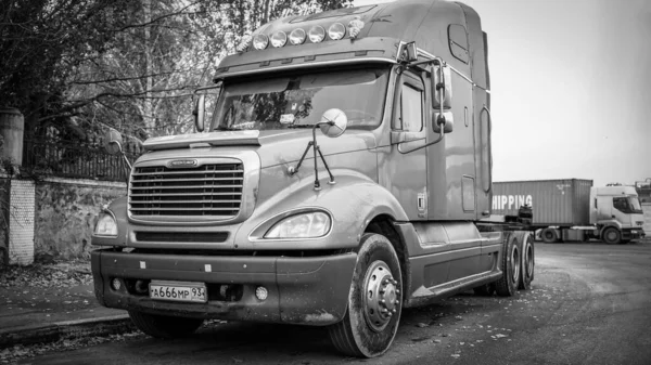 Trucks Port City Novorossiysk Country Russia — Stock Photo, Image