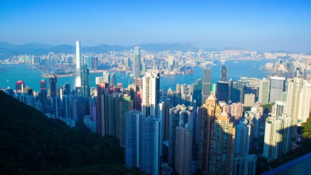 Hong kong manzarası — Stok video