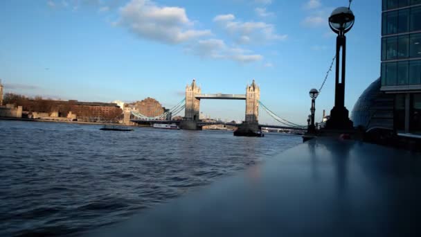 Tower bridge - Londýn — Stock video