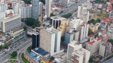 Sao Paulo şehir ana yol hava atış