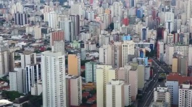 Sao Paulo şehrinin hava atış