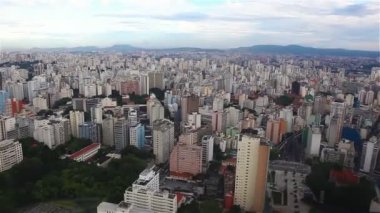 Sao Paulo şehrinin hava atış