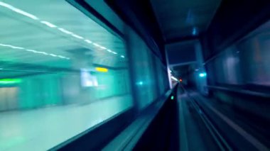 Tren tüneli üzerinden POV