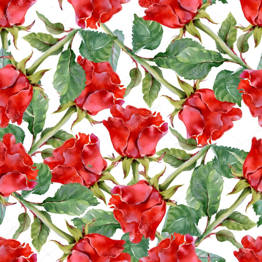 Red Roses  pattern