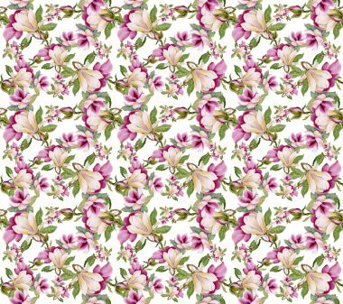 renkli çiçek desenli