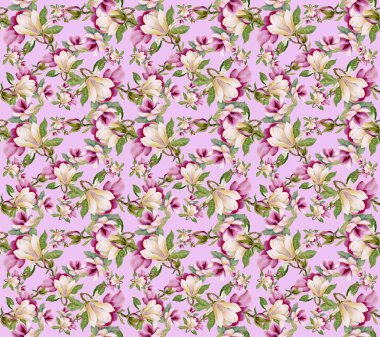 renkli çiçek desenli