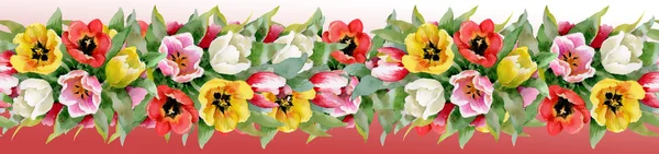 Bunte florale nahtlose Muster — Stockfoto