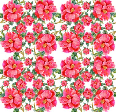 Renkli çiçek desenli.