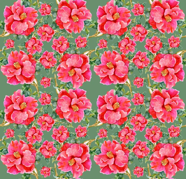 Colorful floral seamless pattern — Stock Photo, Image