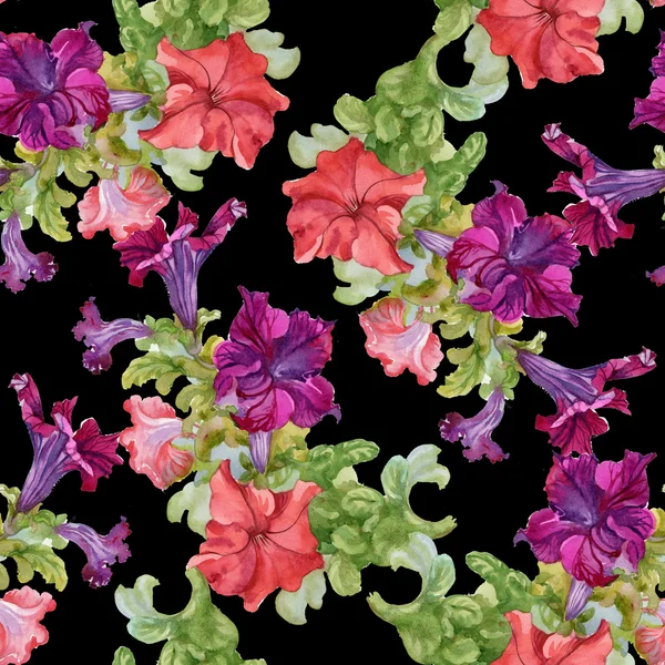 Wilde bloemen patroon — Stockfoto