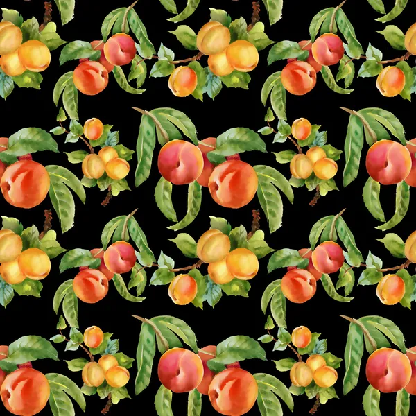 Абрикосы и персики — стоковое фото