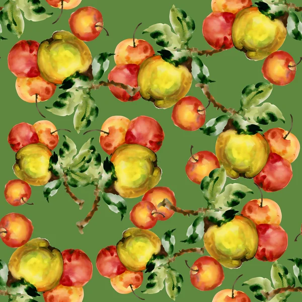 Яблоки фон — стоковое фото
