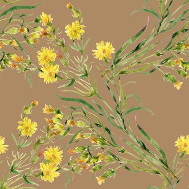 yabani çiçek deseni