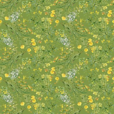 alan çiçekleri deseni