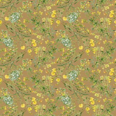 alan çiçekleri deseni