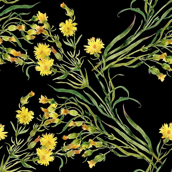 Vilda blommor mönster — Stockfoto