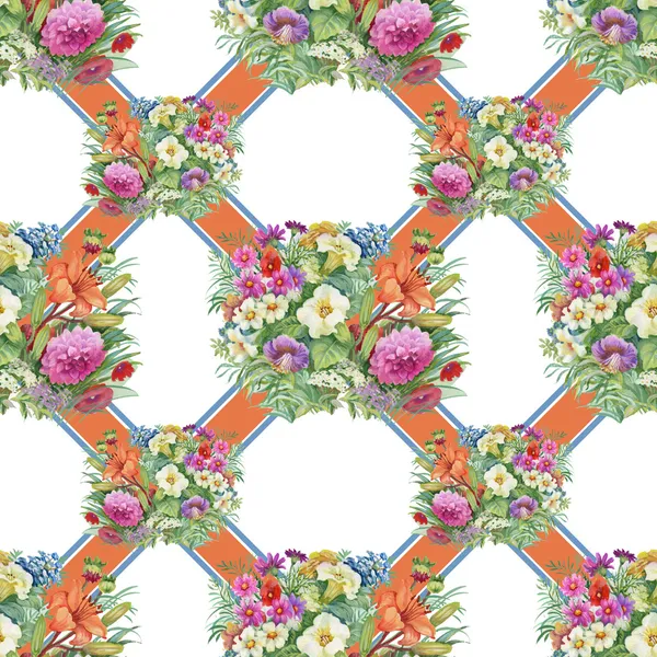 Flowers pattern — Stock Photo, Image