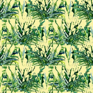 suluboya çim seamless modeli