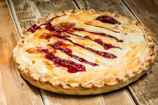 Homemade Organic cherry Pie — Stock Photo, Image