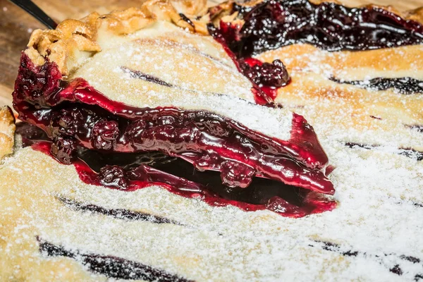 Pastel de cereza orgánica casera —  Fotos de Stock