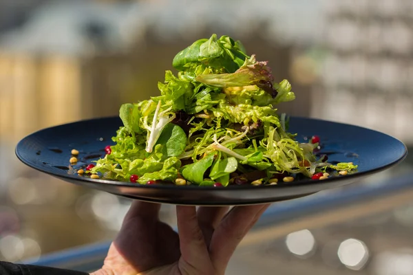 Ensalada ecológica con verduras y verduras —  Fotos de Stock