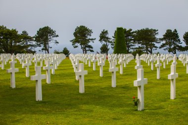Amerikan askeri mezarlığı, omaha beach, colleville-sur-mer