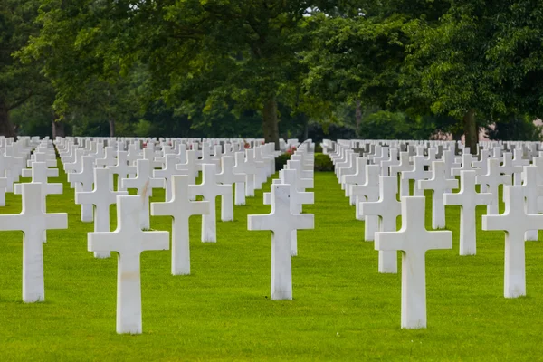 Cimitero Militare Americano, Omaha Beach, Colleville-sur-Mer — Foto Stock