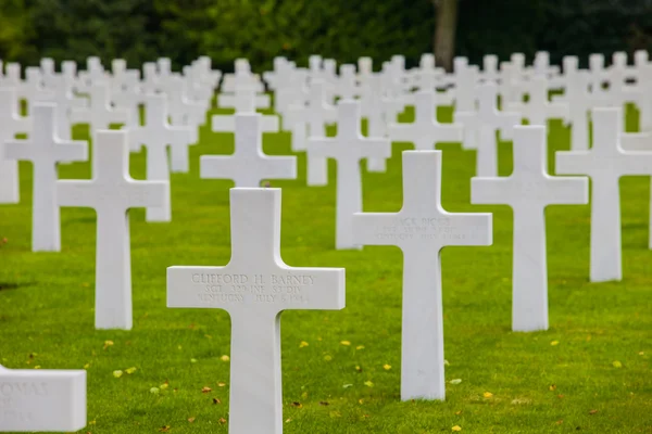 Cimitero Militare Americano, Omaha Beach, Colleville-sur-Mer — Foto Stock