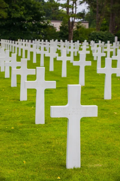 Cimitero Militare Americano, Omaha Beach, Colleville-sur-Mer — Foto Stock