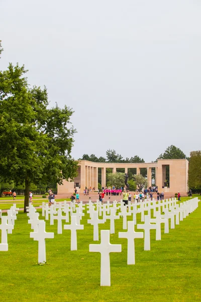 American Military Cemetery, Omaha Beach, Colleville-sur-Mer — Stock Photo, Image