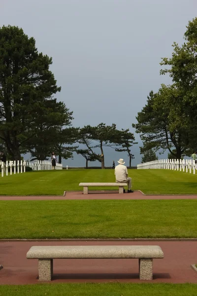 American Military Cemetery, Omaha Beach, Colleville-sur-Mer — Stock Photo, Image