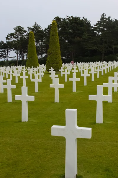 Cementerio Militar Americano, Playa de Omaha, Colleville-sur-Mer —  Fotos de Stock