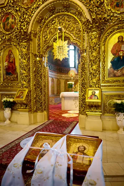 İç St Michaels altın kubbeli Manastırı, Kiev, Ukrayna.