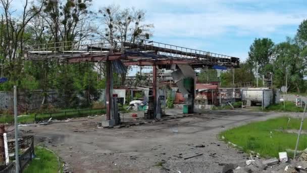 Irpin Región Kiev Ucrania Mayo 2022 Guerra Ucrania Destruyó Edificios — Vídeos de Stock