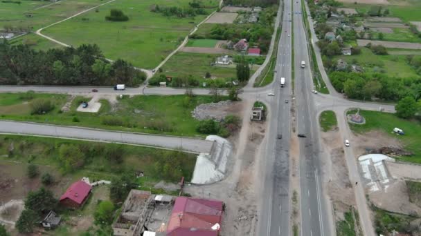 Region Kiew Ukraine Mai 2022 Krieg Der Ukraine Ein Zerstörter — Stockvideo