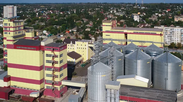 Grain Silo Ukraine Battlefield Kherson Region Ukraine Grain Crisis Word — Stock fotografie