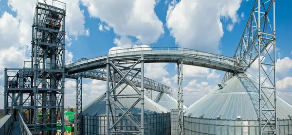 Grain Elevator Silos Ukraine — Foto Stock