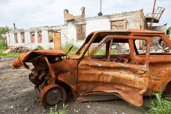 Moshchun Ukraine August 2022 More Month Were Battles Ukrainian Russian — Stock Photo, Image