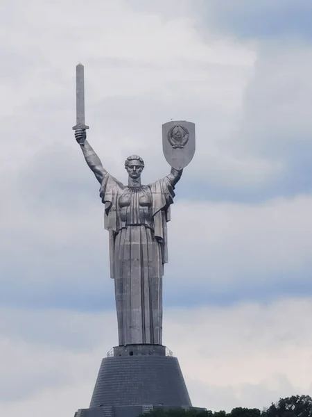 Kiew Ukraine August 2022 Mutterland Statue Kiew — Stockfoto