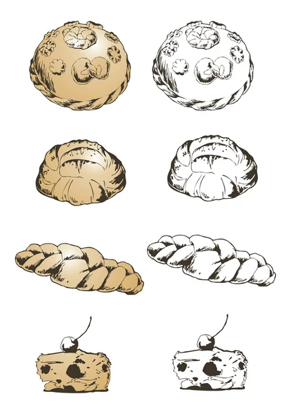 Випічки хліба 2 — стоковий вектор